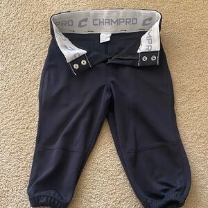 Champro Black Youth Baseball Pants EUC Size YS